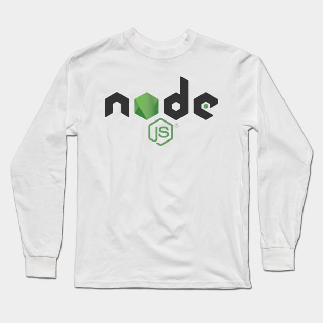 Node JS Logo Long Sleeve T-Shirt by hipstuff